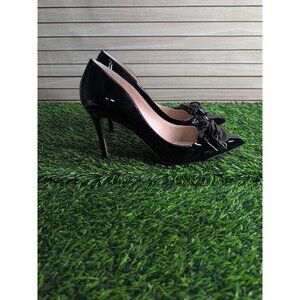 Kate Spade Vero Cuoio Black Leather Heels